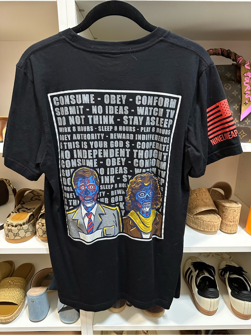 NWOT Nine Line They Live graphic tee size Men’s M